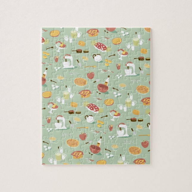 Backender Kuchen und Torten in der Küche Puzzle (Vertikal)