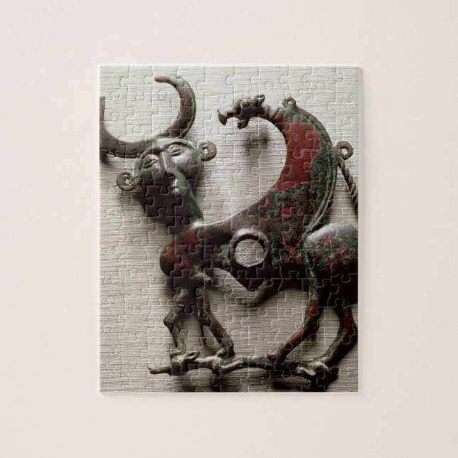 Backenstück eines Pferds biss in Form eines Puzzle (Vertikal)