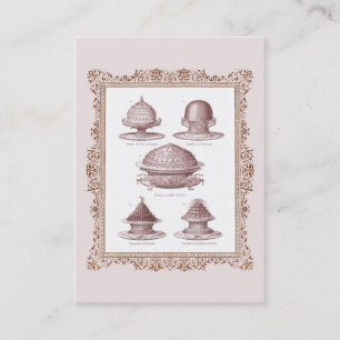 Bäcker, die Art-Geschäfts-Karte des Gebäck-Koch Visitenkarte