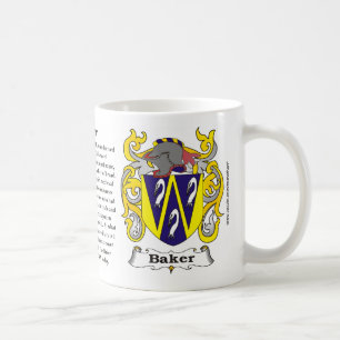 Bäcker-Familien-Wappen Tasse