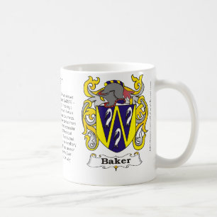 Bäcker-Familienwappen-Tasse Kaffeetasse