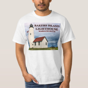 Bäcker-Insel-Leuchtturm, Massachusetts-T - Shirt