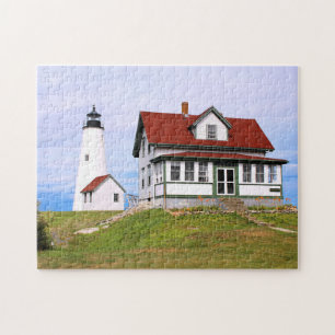 Bäcker-Insel-Leuchtturm, Puzzlespiel Massachusetts Puzzle