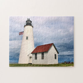 Bäcker-Insel-Leuchtturm, Puzzlespiel Massachusetts Puzzle