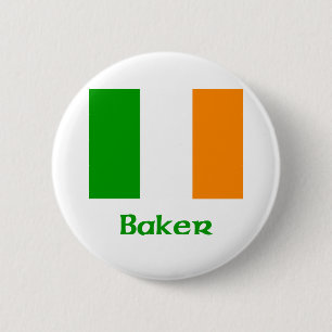 Bäcker-Iren-Flagge Button