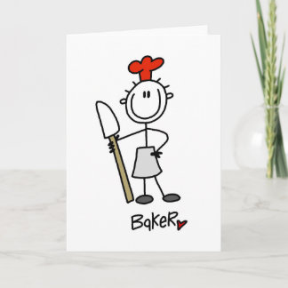 Bäcker mit Scraper Karte