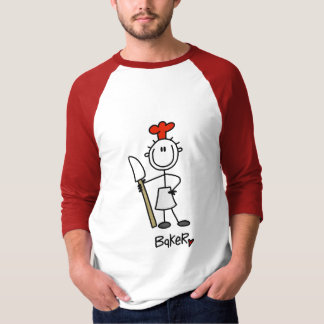 Bäcker mit Spültrank und Geschenken T-Shirt