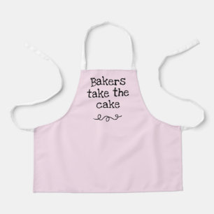 Bäcker nehmen die Schürze von Cake Funny Kids