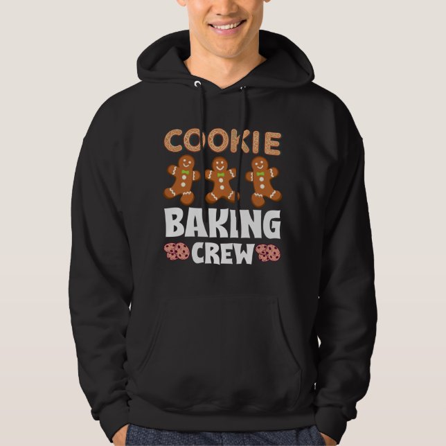 Bäcker Weihnachts Cookie Crew Familienbackteam Gi Hoodie (Vorderseite)