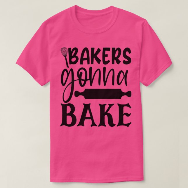 Bäcker werden backen T-Shirt (Design vorne)
