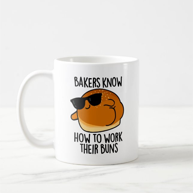 Bäcker wissen, wie sie ihre Brötchen backpuppen kö Kaffeetasse (Links)