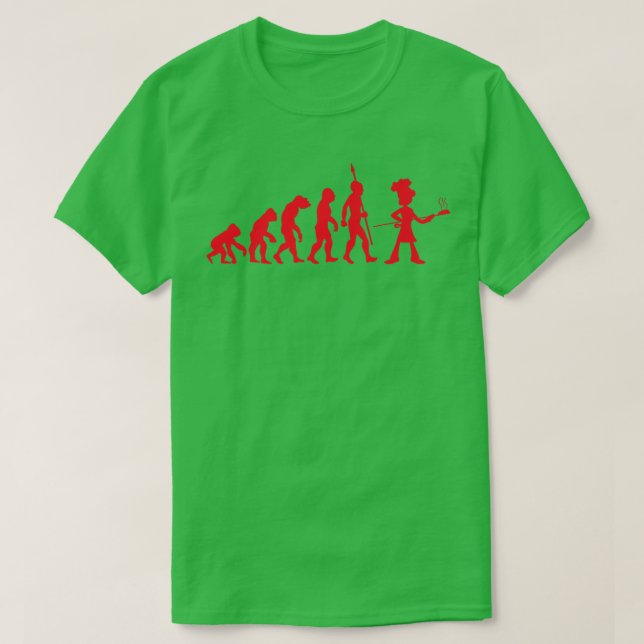Bäckerei, Bäckerei, Backwaren Evolution T-Shirt (Design vorne)