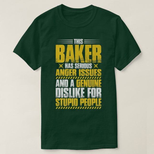 Bäckerei Bäckerei Baker T-Shirt (Design vorne)