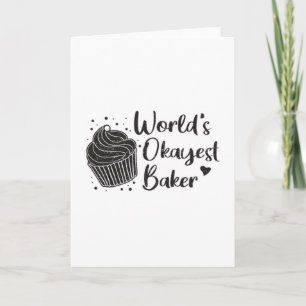 Bäckerei Bäckerei Brot Kuchen Funny Geschenk Karte