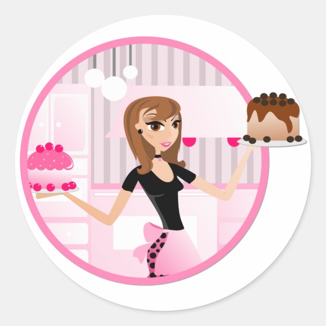 Bäckerei/Bäckerei/Konditorei Koch Aufkleber (Vorderseite)