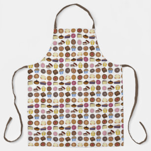 Bäckerei Bake verkaufen Goodies Keks Muffin Browni Schürze