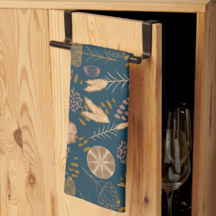 Bäckerei Bliss: Artistisches Brot und Gerste, Aqua Geschirrtuch