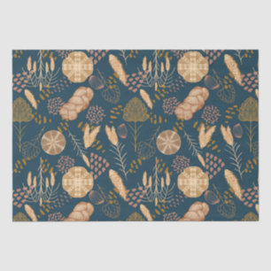 Bäckerei Bliss: Artistisches Brot und Gerste, Aqua Seidenpapier