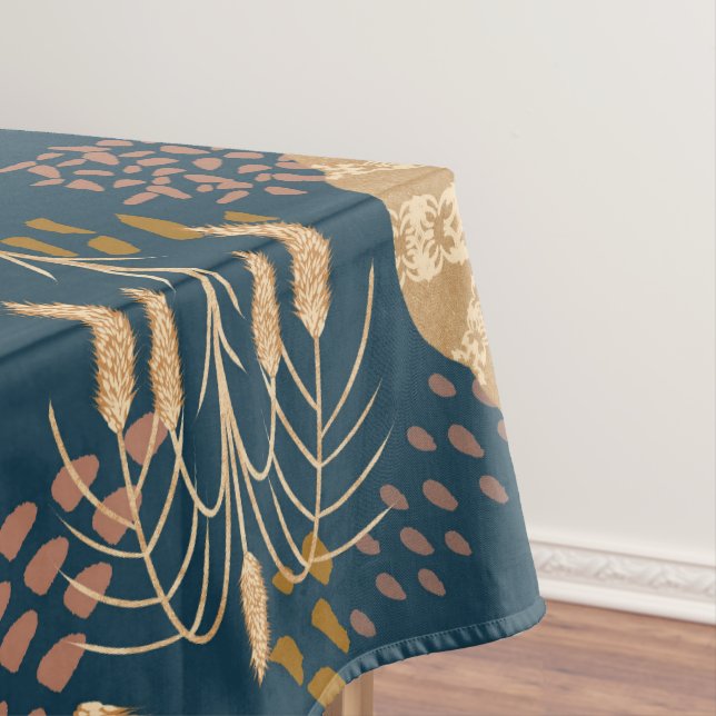 Bäckerei Bliss: Artistisches Brot und Gerste, Aqua Tischdecke (Beispiel)