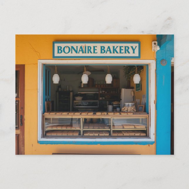 Bäckerei Bonaire Postkarte (Vorderseite)
