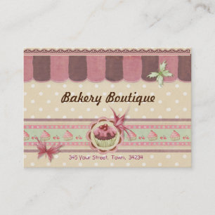 Bäckerei Boutique Patisserie Business Card 3 Visitenkarte