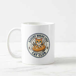 Bäckerei Brotlaib Katze Katzenmutter Geschenkidee Kaffeetasse