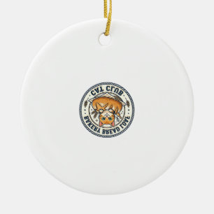 Bäckerei Brotlaib Katze Katzenmutter Geschenkidee Keramik Ornament