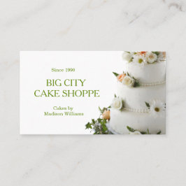 Bäckerei Business Elegante Kuchen Visitenkarte