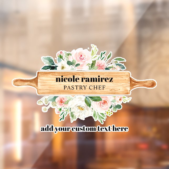 Bäckerei Button Patisserie Fensteraufkleber (Blatt 2)