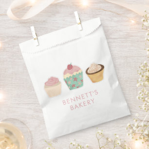 Bäckerei Café Cupcake Geschäftsreise Geschenktütchen