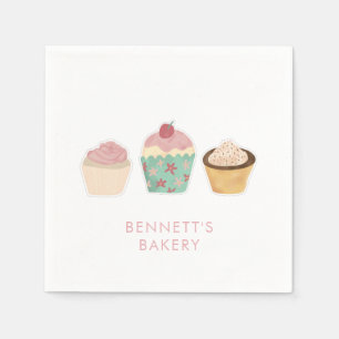 Bäckerei Café Cupcake Geschäftsreise Serviette