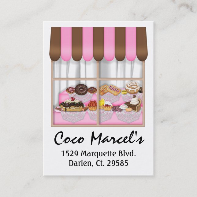 Bäckerei / Catering Visitenkarte ... durch SRF (Vorderseite)