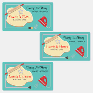 Bäckerei Cookie Business Stickers Etiketten