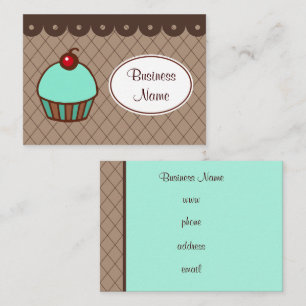 Bäckerei Cupcake Business Cards Visitenkarte
