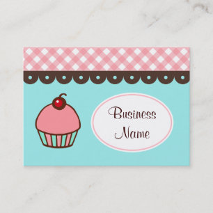 Bäckerei Cupcake Business Cards Visitenkarte
