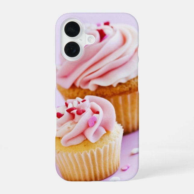 Bäckerei-Cupcakes iPhone 16 Hülle (Rückseite)