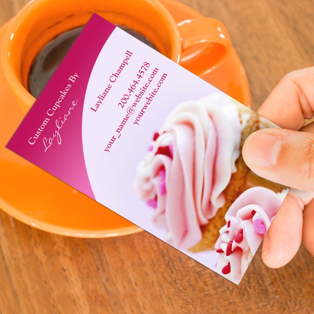 Bäckerei Cupcakes Visitenkarte (Von Creator hochgeladen)