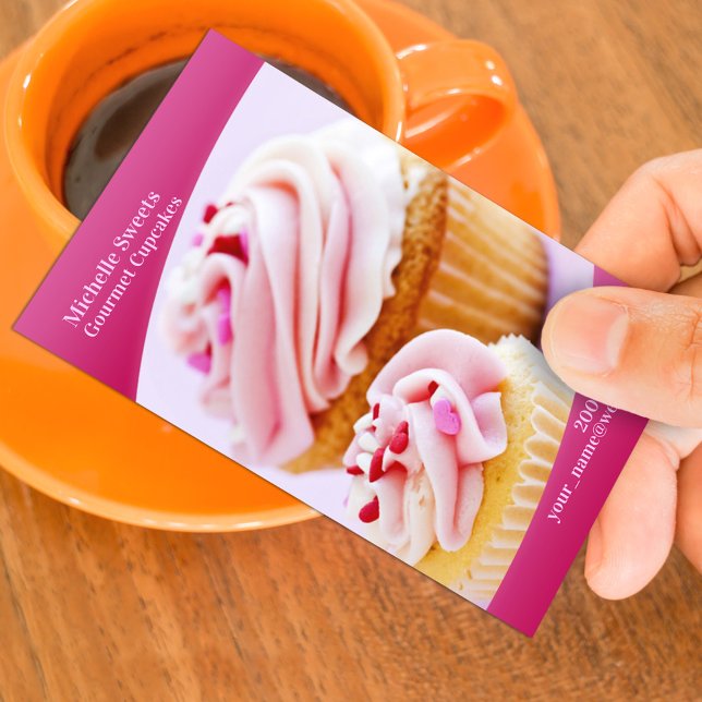 Bäckerei Cupcakes Visitenkarte (Von Creator hochgeladen)