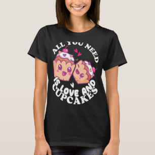 Bäckerei Donut Liebe und Cupcakes Backkuchen Bäcke T-Shirt