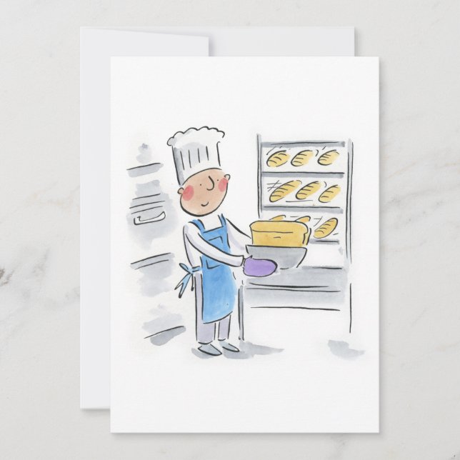 Bäckerei Einladung (Vorderseite)