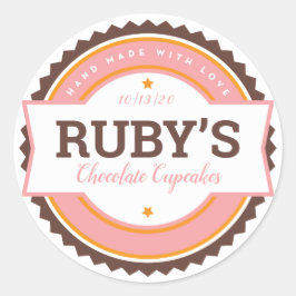 Bäckerei Etikett Küchenaufkleber Runder Aufkleber