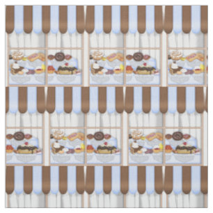 Bäckerei-Fenster Pima Baumwollgewebe Stoff