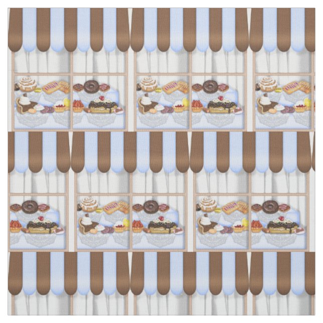 Bäckerei-Fenster Pima Baumwollgewebe Stoff (Muster)