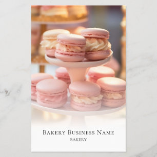 Bäckerei-Foto-Overlay Social Media QR Code Flyer