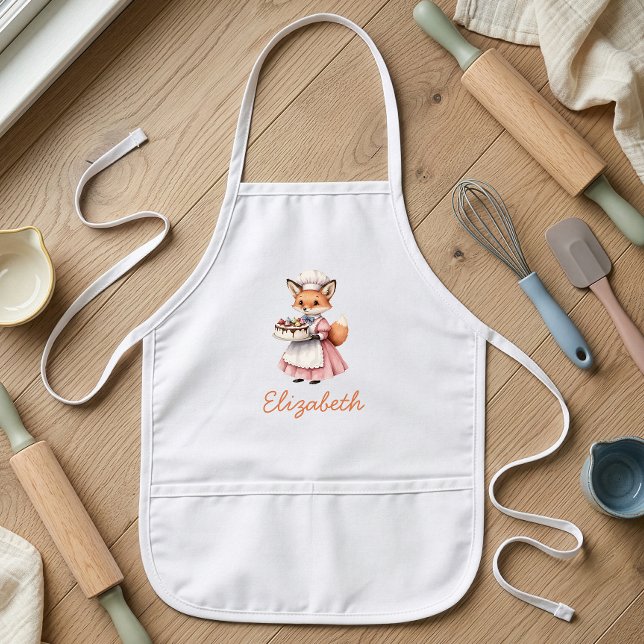 Bäckerei Fuchs Cute Personalisiert Kinderschürze (Von Creator hochgeladen)