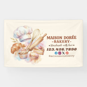Bäckerei Geschäft Konditor Dessert Süßigkeiten Kuc Banner