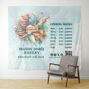 Bäckerei Geschäft Konditor Dessert Süßigkeiten Kuc Wandteppich