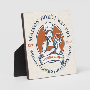 Bäckerei Geschäft Konditor Nachspeise Süßigkeiten  Fotoplatte