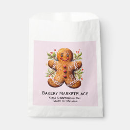 Bäckerei Geschenk Gingerbrot Promo Papier Beutel Geschenktütchen