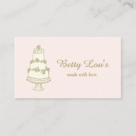 Bäckerei Hochzeitskuchen Konditorei Visitenkarte